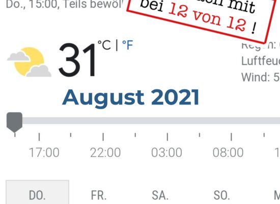 12 von 12: Mein Tag in Bildern (12. August 2021)