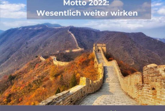 Mein Motto 2022: Wesentlich weiter wirken
