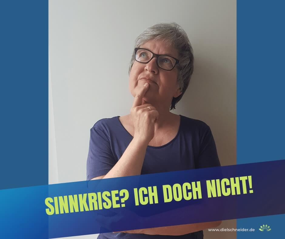 You are currently viewing Sinnkrise? Ich doch nicht!