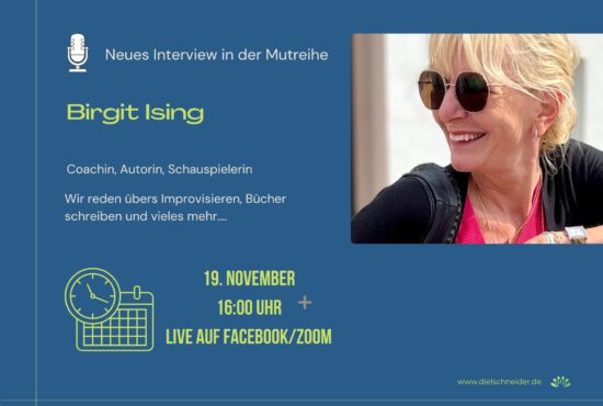 Interview mit Birgit Ising und ihr Motto „Mut statt Mäh“