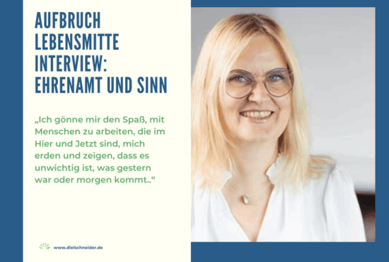 Aufbruch Lebensmitte: Interview zum Thema Ehrenamt