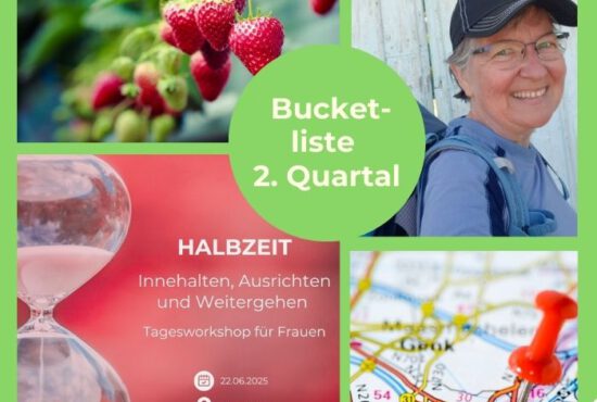 Wie ich meinen Frühling und Frühsommer gestalten möchte