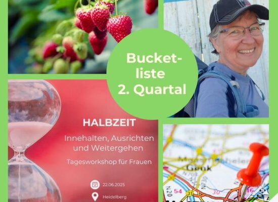 Wie ich meinen Frühling und Frühsommer gestalten möchte