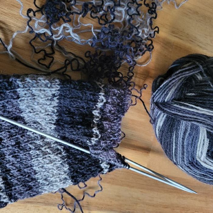 Stricksocke
