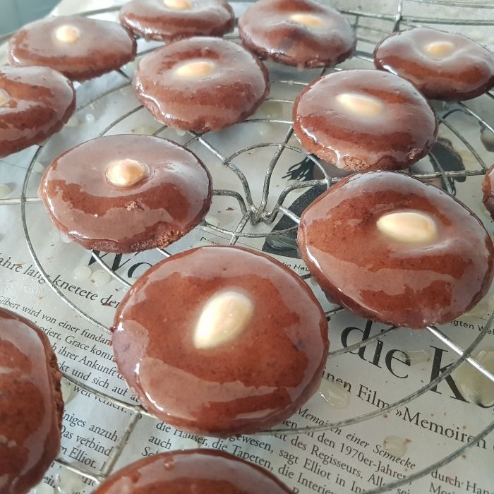 Glasierte Lebkuchen