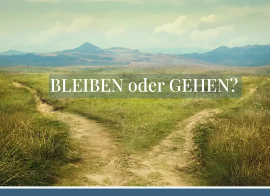 Bleiben oder gehen? Wie eine Absage letztlich Klarheit brachte